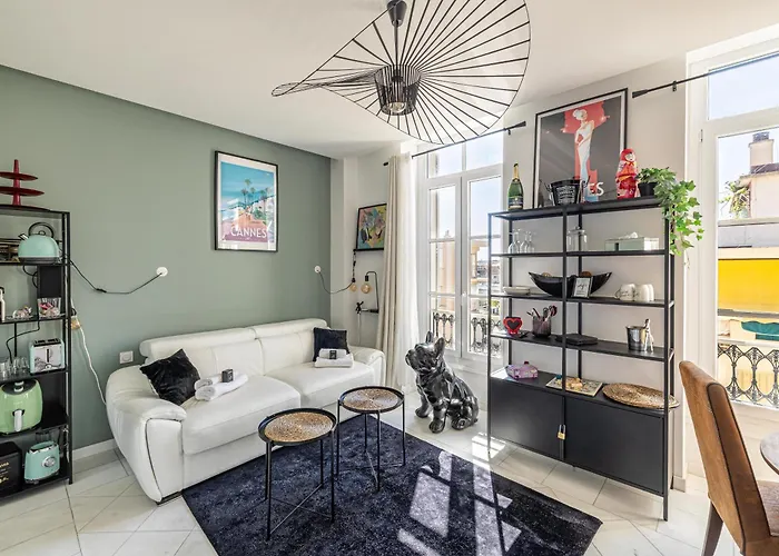 アパート Private - Small For Two At 5 Minutes From Croisette *